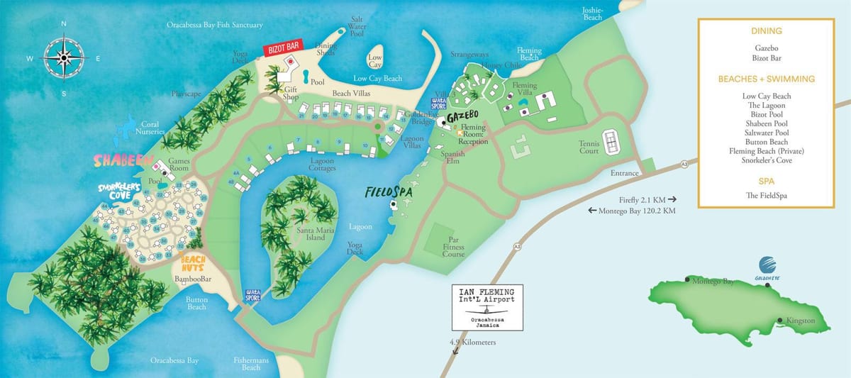 Jamaika haritası resorts