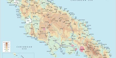 Hazine bach Jamaika haritası 
