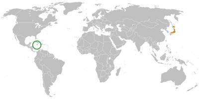 Dünya haritası üzerinde Jamaica 