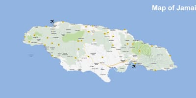 Winnifred beach jamaica haritası 